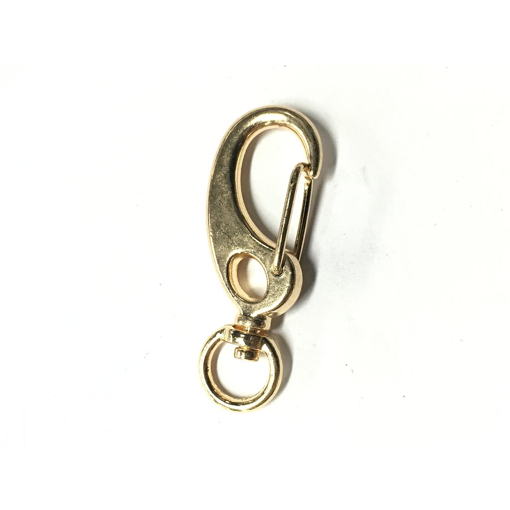 BROCHE PARA LLAVERO DORADO 44MM