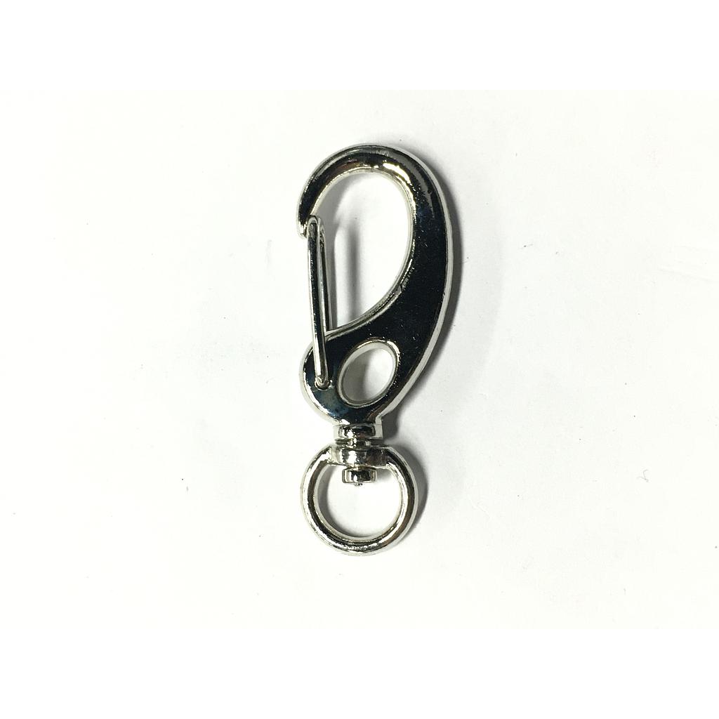 BROCHE PARA LLAVERO PLATEADO 44MM
