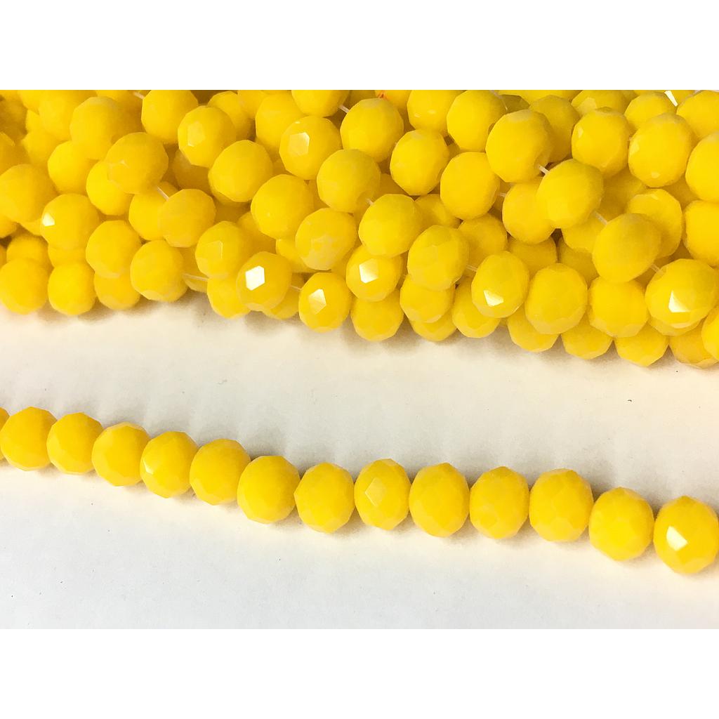 CRISTAL RONDEL AMARILLO GOLD 6MM