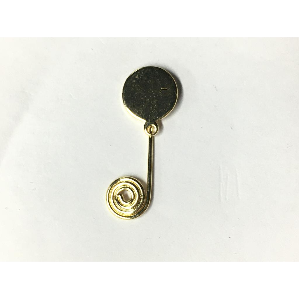 DIJE ESPIRAL ELECTROENCHAPADO