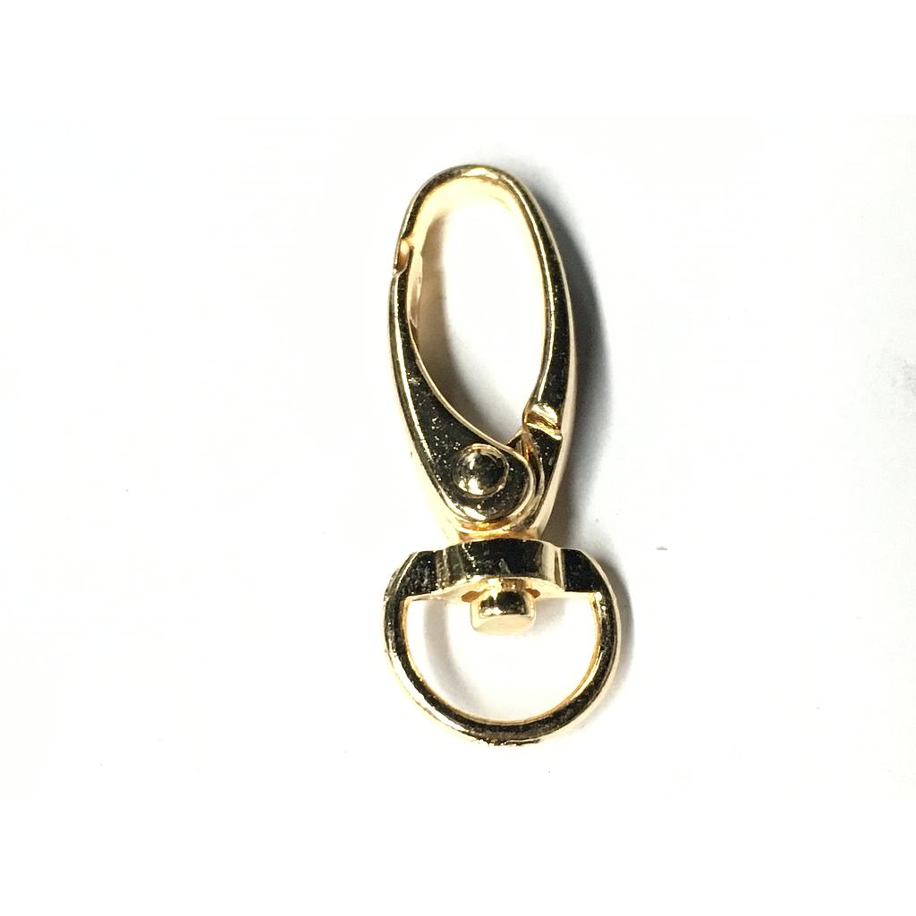 BROCHE PARA LLAVERO PEWTER DORADO 36X11MM