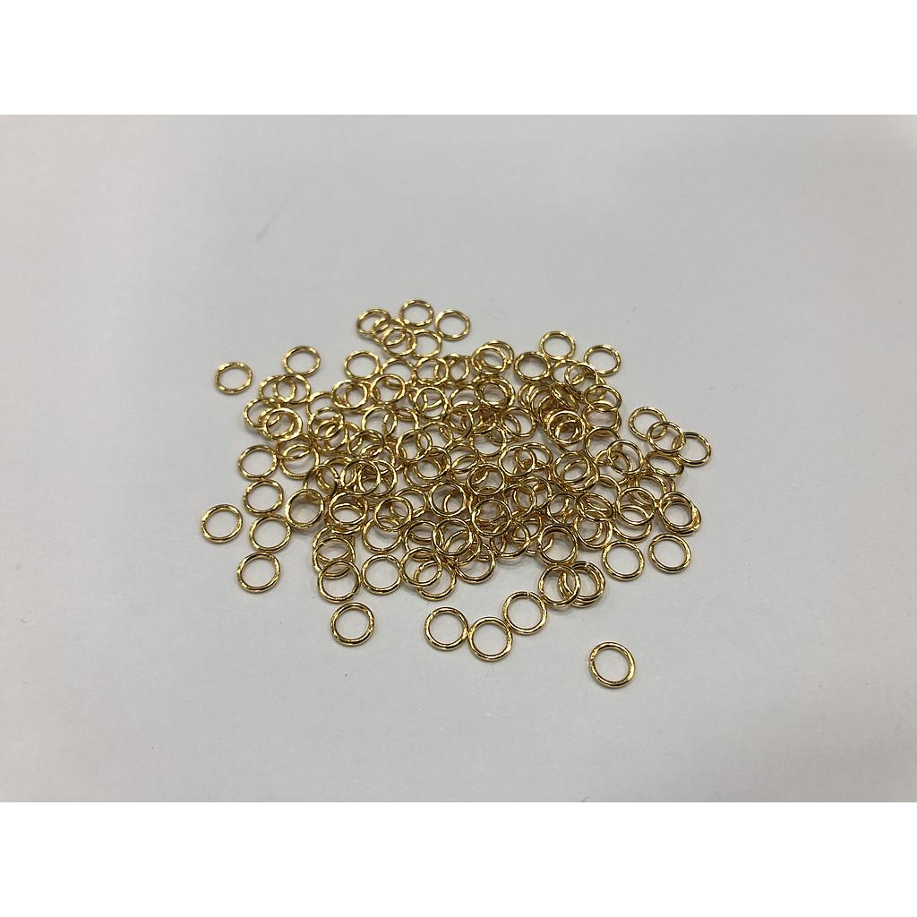 ARGOLLAS ABIERTAS  DE ACERO 0.7X6MM 100 PCS