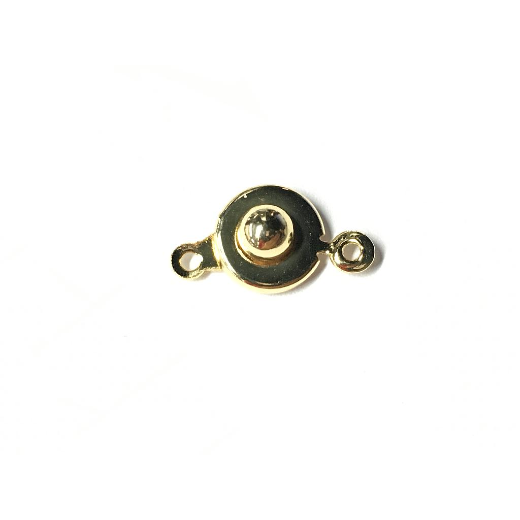 BROCHE DE BOTON ELECTROENCHAPADO