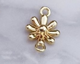 DIJE FLOR ELECTROENCHAPADO