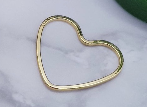 DIJE CORAZON 20MM ELECTROENCHAPADO