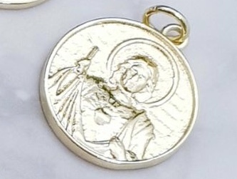 DIJE SAGRADO CORAZON DE JESUS 16MM ELECTROENCHAPADO