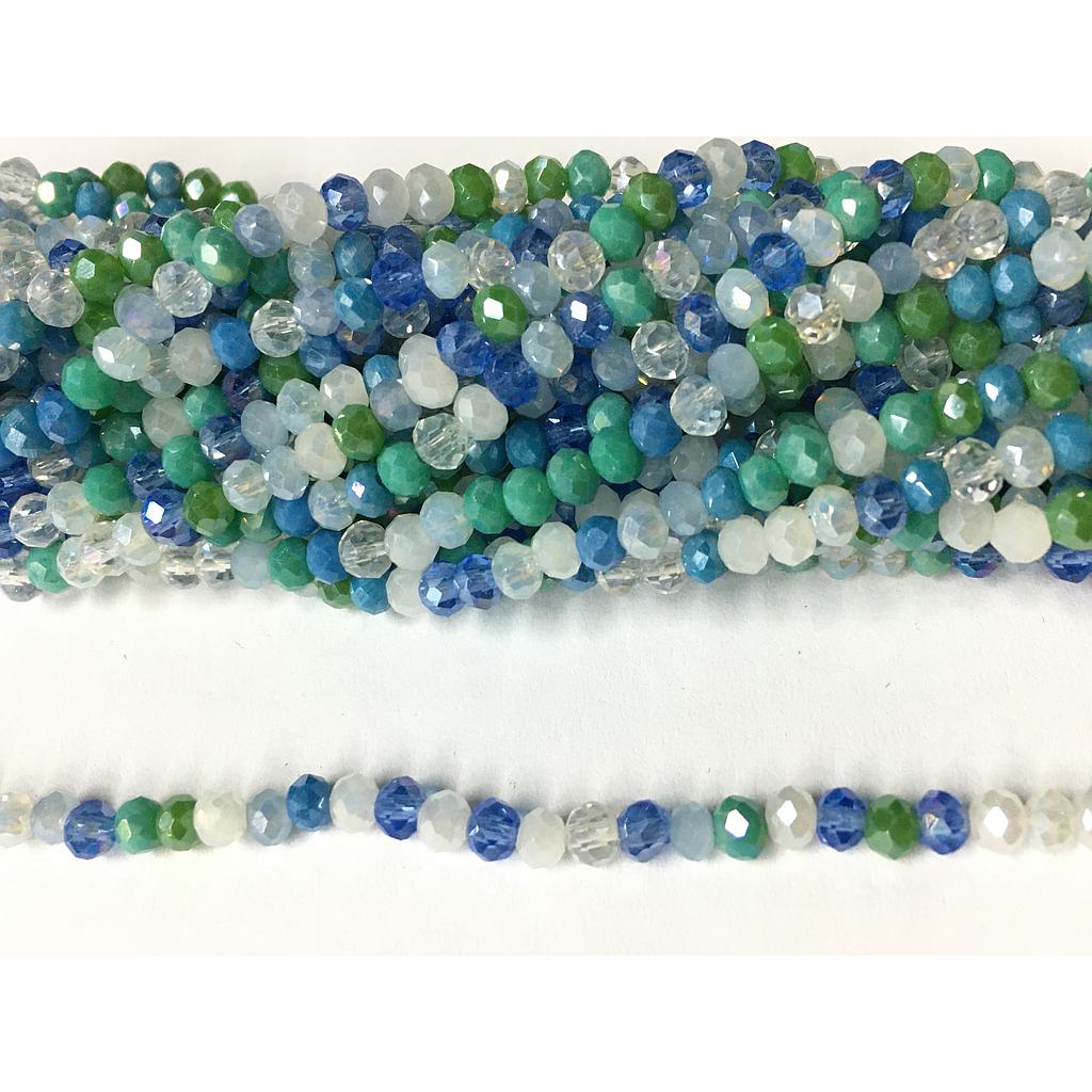 CRISTAL RONDEL MULTICOLOR 3MM