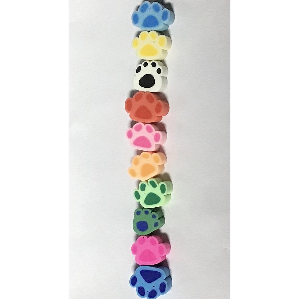 FIMO HUELLITA MULTICOLOR 10PCS