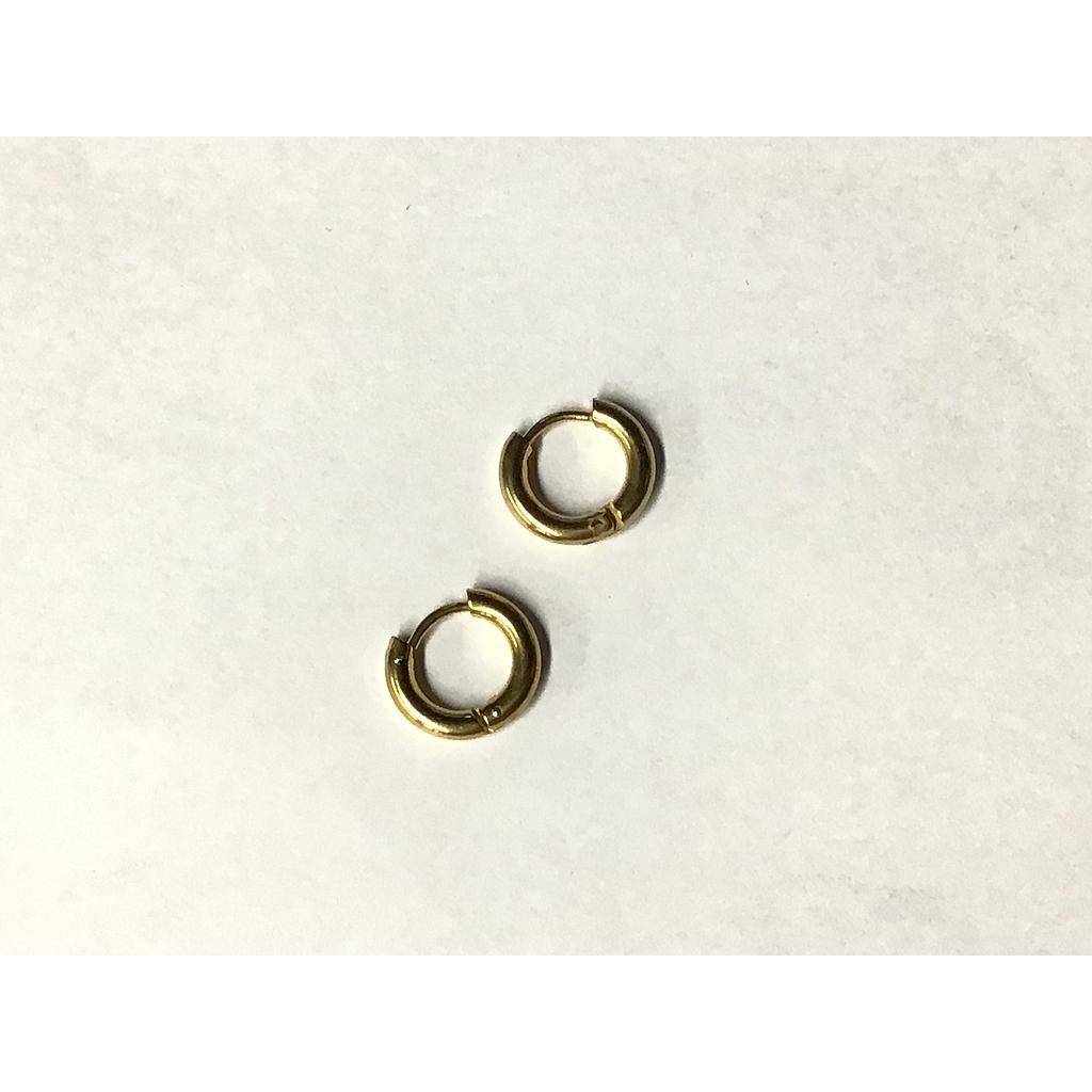 ARGOLLA HUGGIE DE ACERO 2.5X8MM