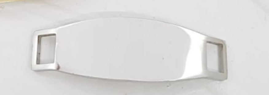 DIJE PLACA ACERO