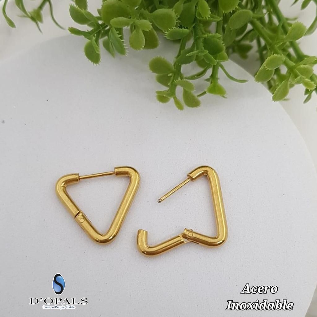 AROS HUGGIES TRIANGULO 20MM ACERO