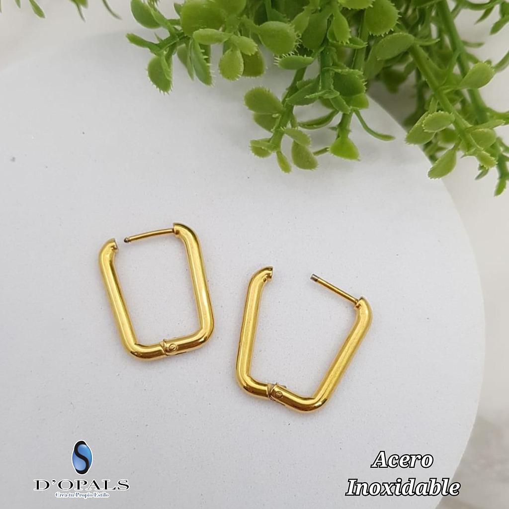 AROS HUGGIES RECTANGULAR 14X20MM ACERO