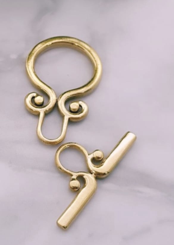 BROCHE CON PALITO ACERO