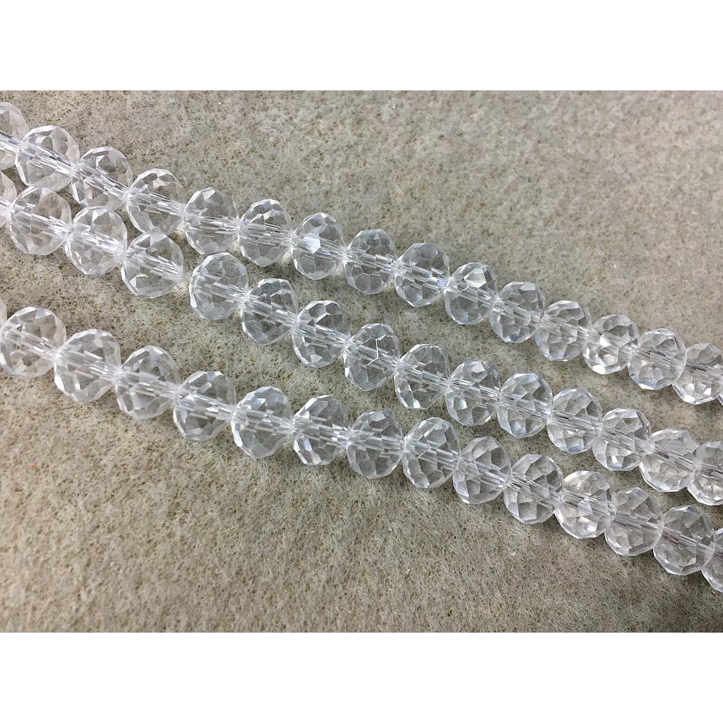 CRISTAL RONDEL TRANSPARENTE 10MM