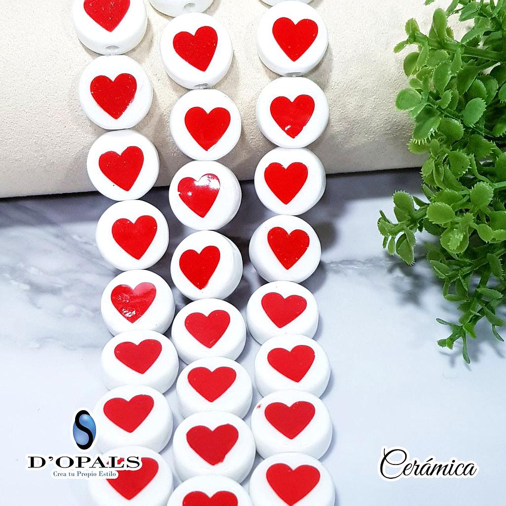 CERAMICA CORAZON 16MM