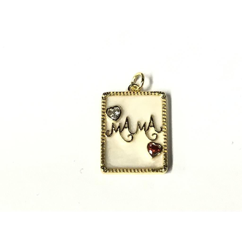 DIJE MAMA MICROCIRCONIA Y ENAMEL