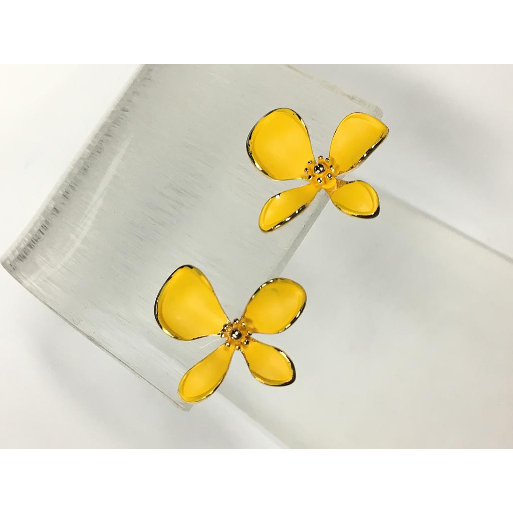 PATENTE FLOR ENAMEL ELECTROENCHAPADO