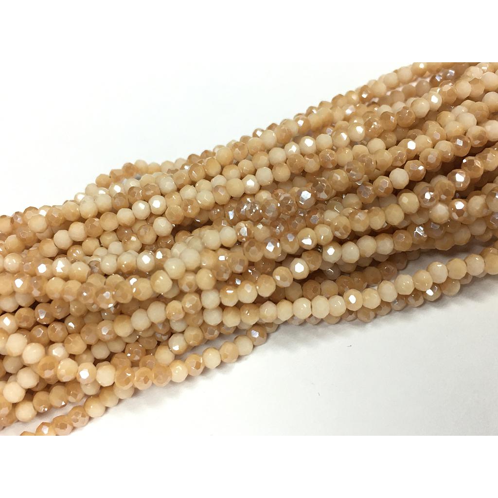 CRISTAL RONDEL NUDE CON CHAMPAGNE 2MM