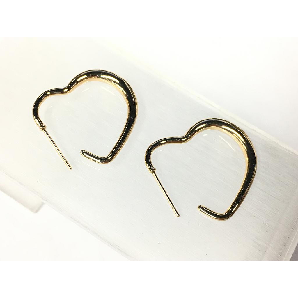 ARGOLLAS DE CORAZON ELECTROENCHAPADO