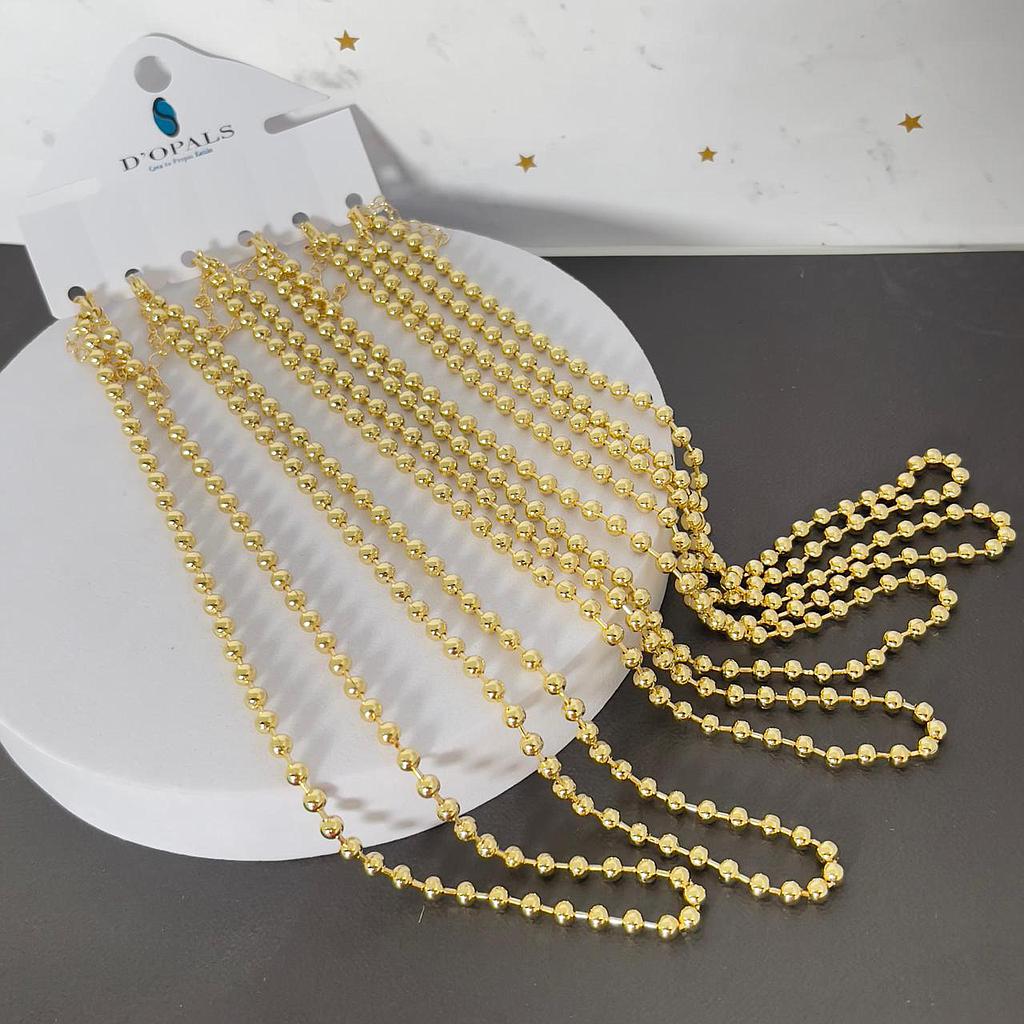 CADENA  DE MICROCIRCONIA 4MM