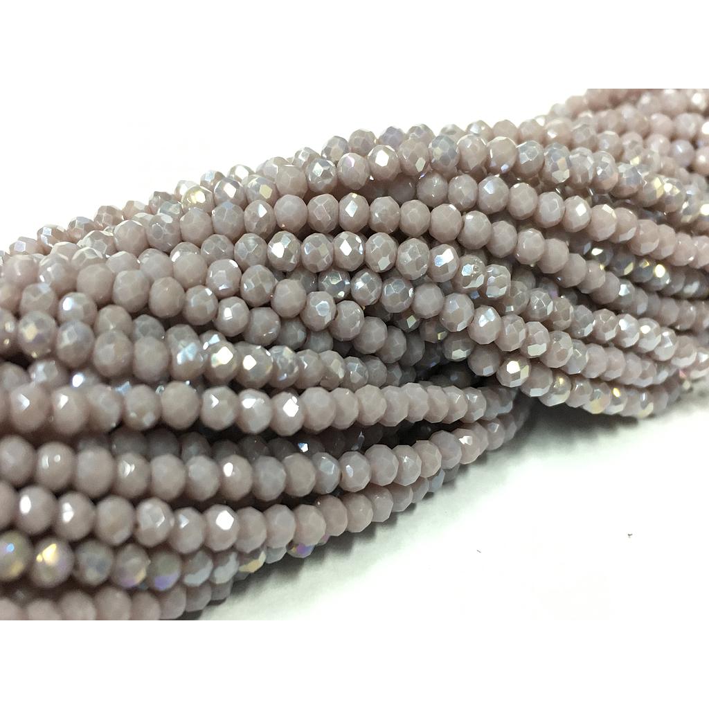 CRISTAL RONDEL MORADO MALVA AB 3MM