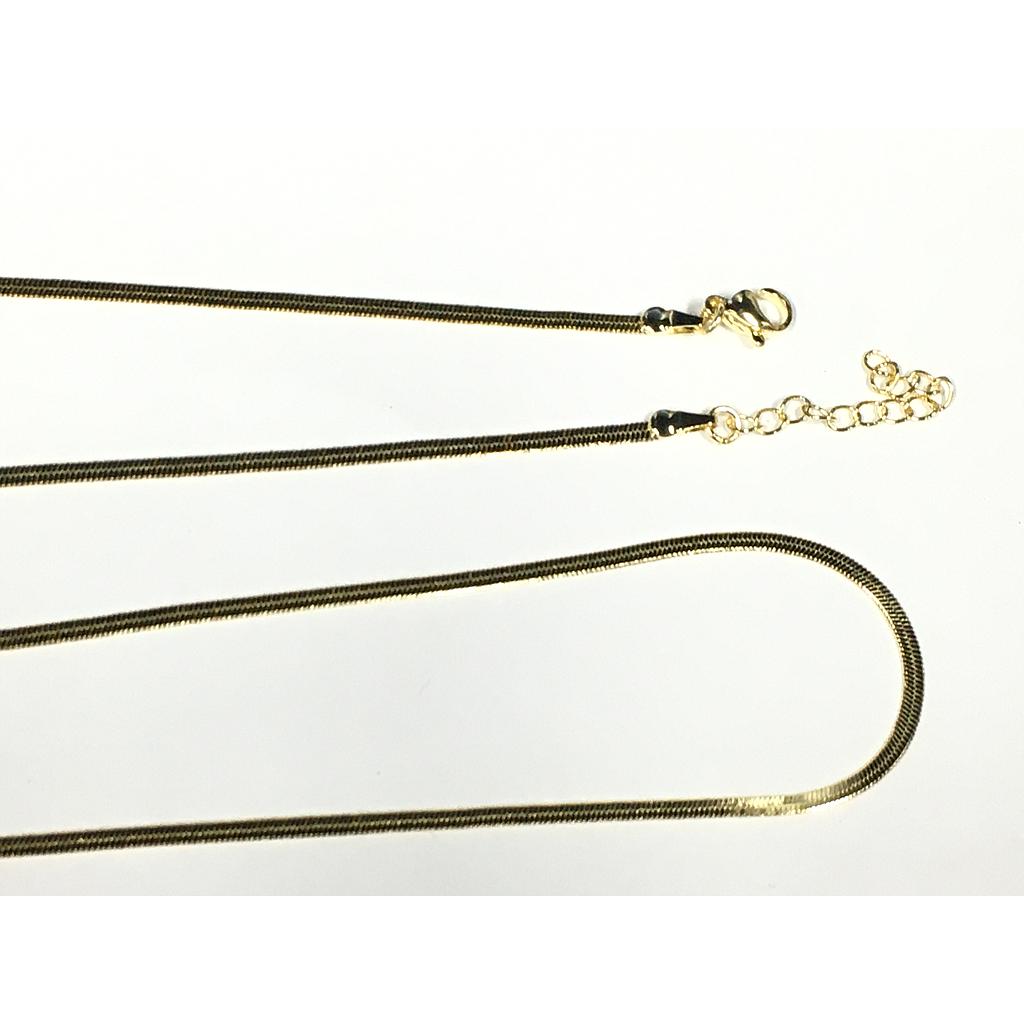 CADENA TEJIDO SERPIENTE (SNAKE) MICROCIRCONIA