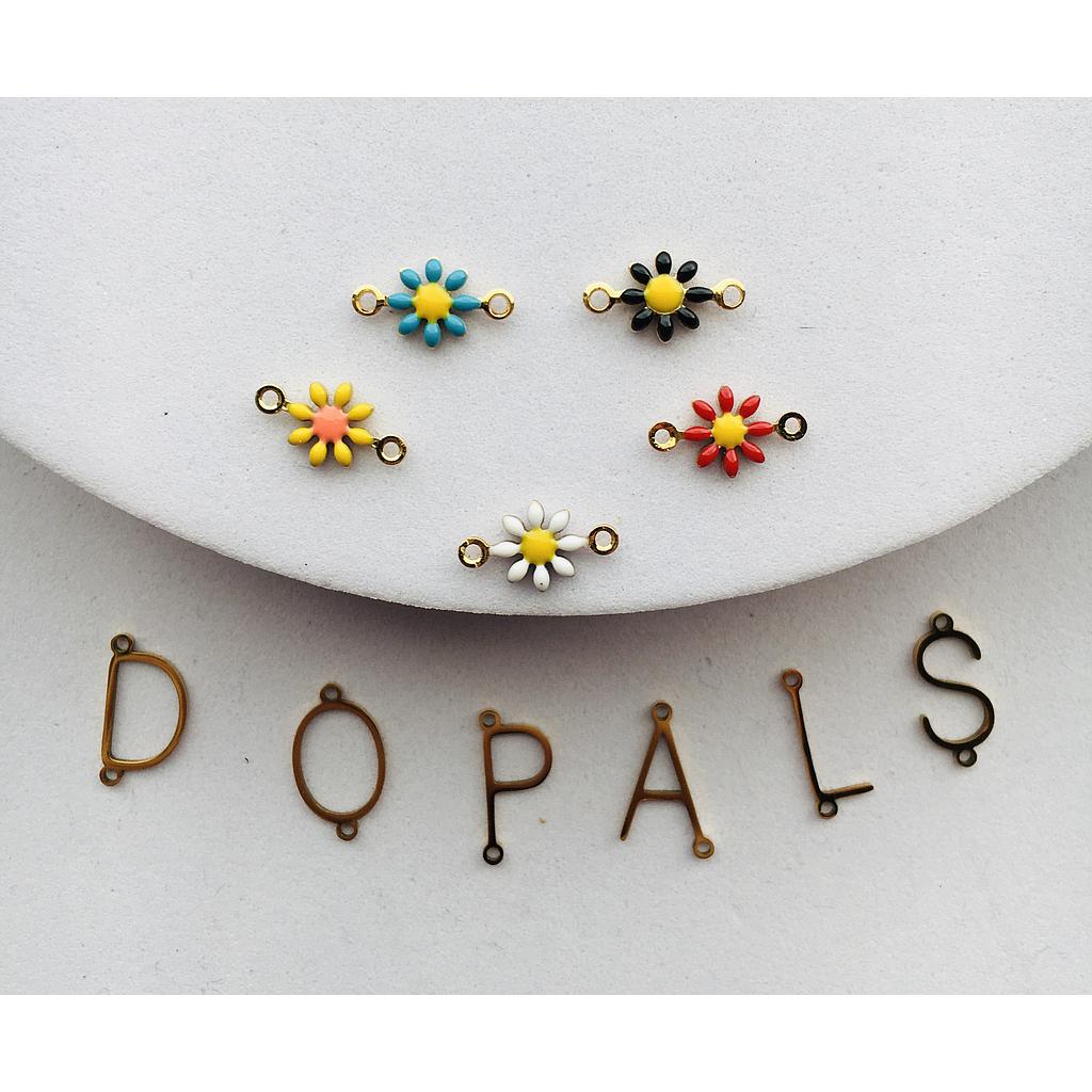 DIJES DE FLORES ELECTROENCHAPADO