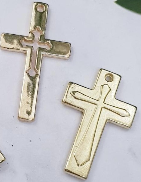 DIJES VARIOS DE CRUZ ACRILICA PAQUETE 100PCS