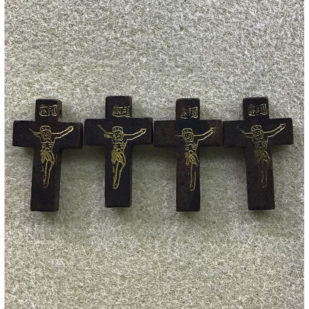 DIJES CRUCES DE MADERA 33x20MM 4PCS