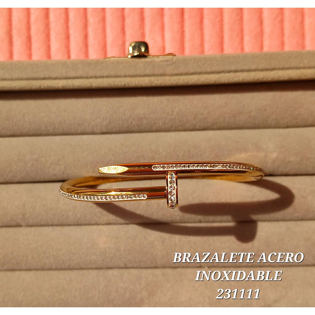 BRAZALETE DE ACERO INOXIDABLE