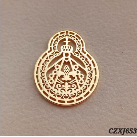 DIJE VIRGEN DE SUYAPA ELECTROENCHAPADO