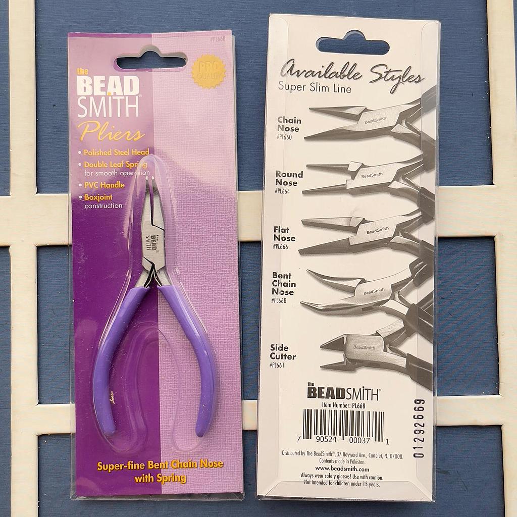 PINZA PUNTA CURVA MAGO MORADO