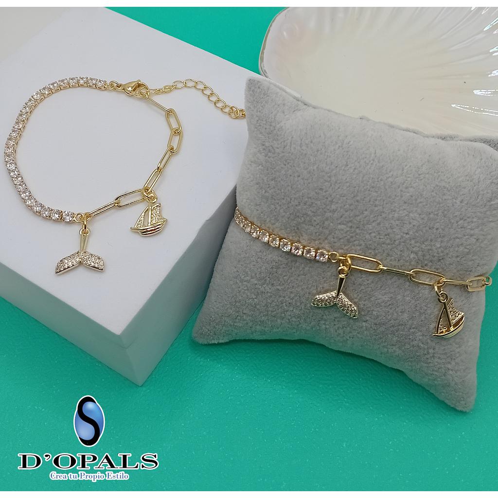 PULSERA DE MICROCIRCONIA CON EXTENSOR