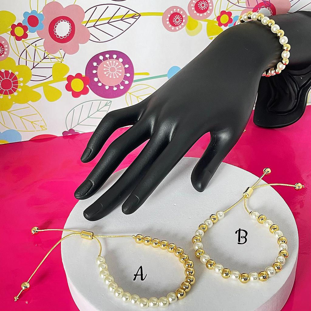 PULSERAS AJUSTABLES DE MICROCIRCONIA 6MM