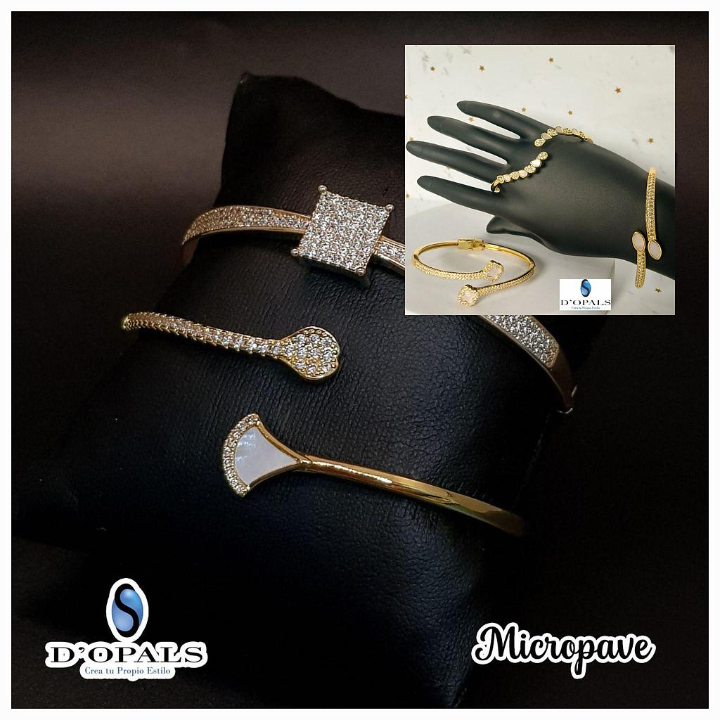 BRAZALETES DE MICROCIRCONIA