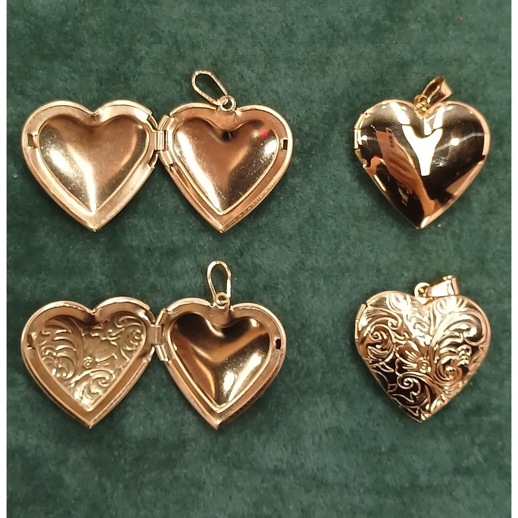 RELICARIO DE CORAZON ACERO 29MM