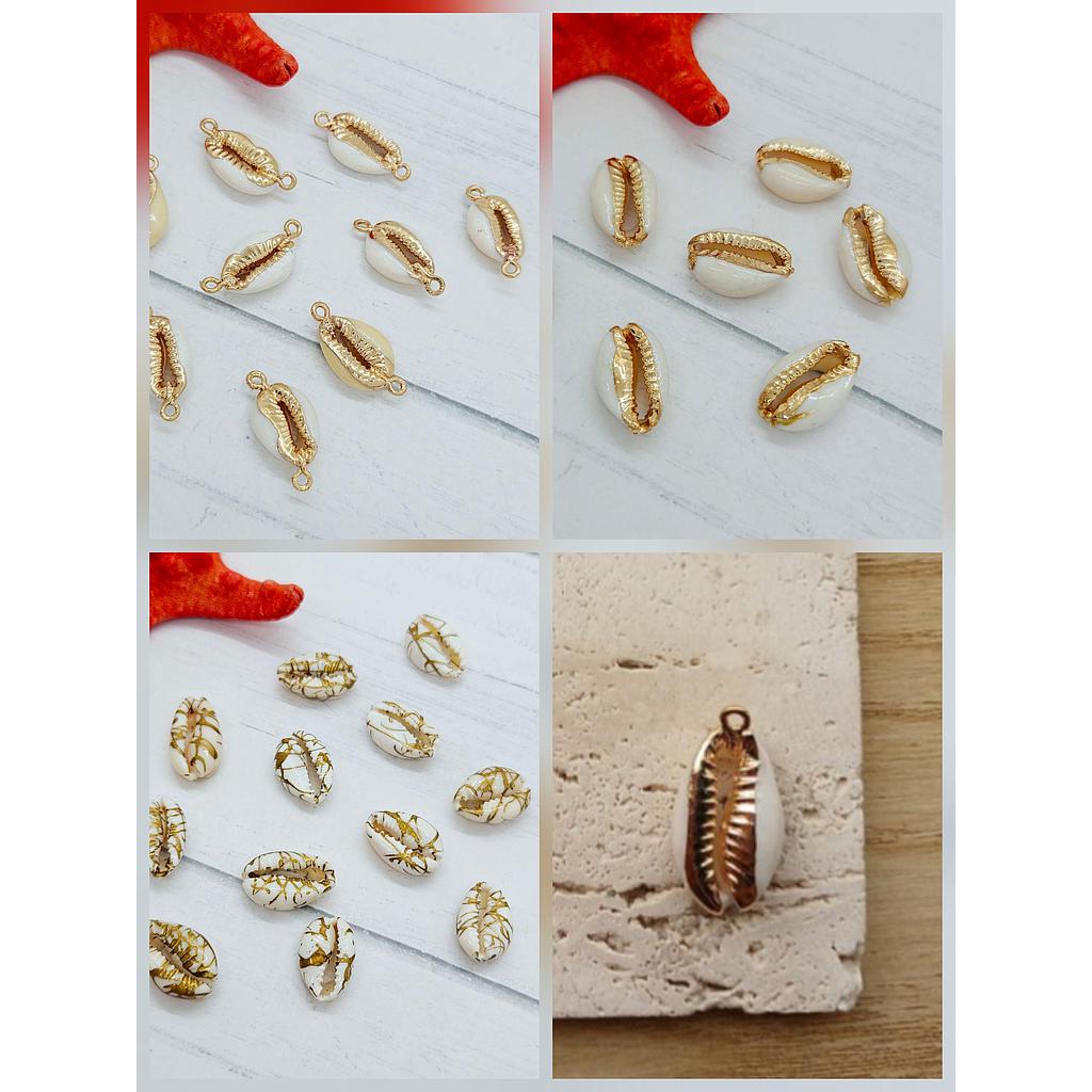 DIJES CONCHA DE MAR DE CONCHA NACAR 2PCS