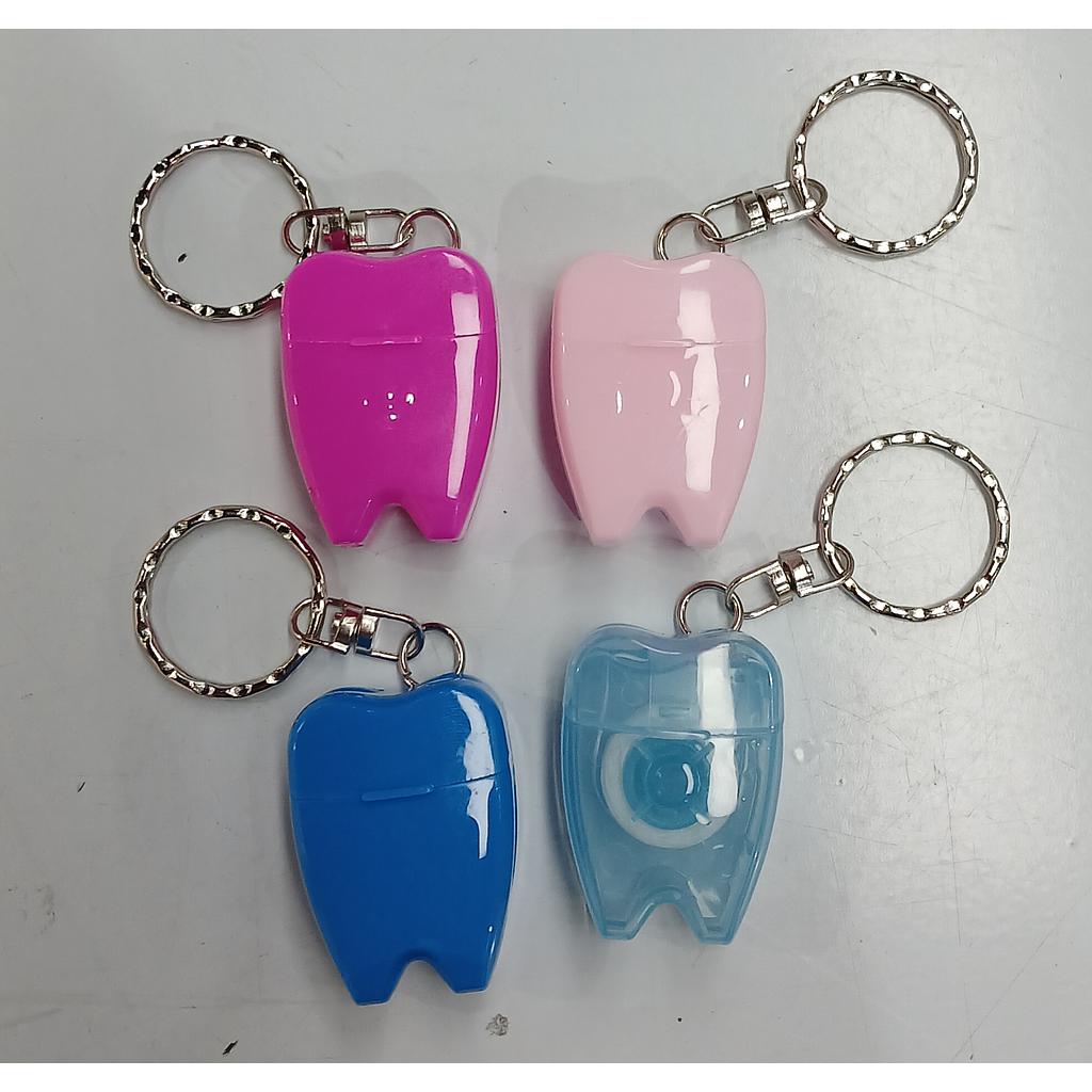 HILO DENTAL TIPO LLAVERO 6 PCS