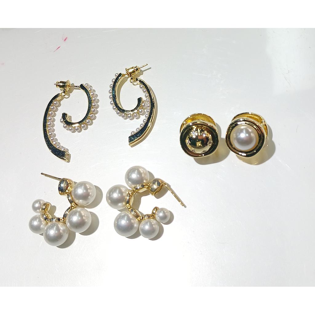 ARETES MICROCIRCONIA CON PIN DE PLATA