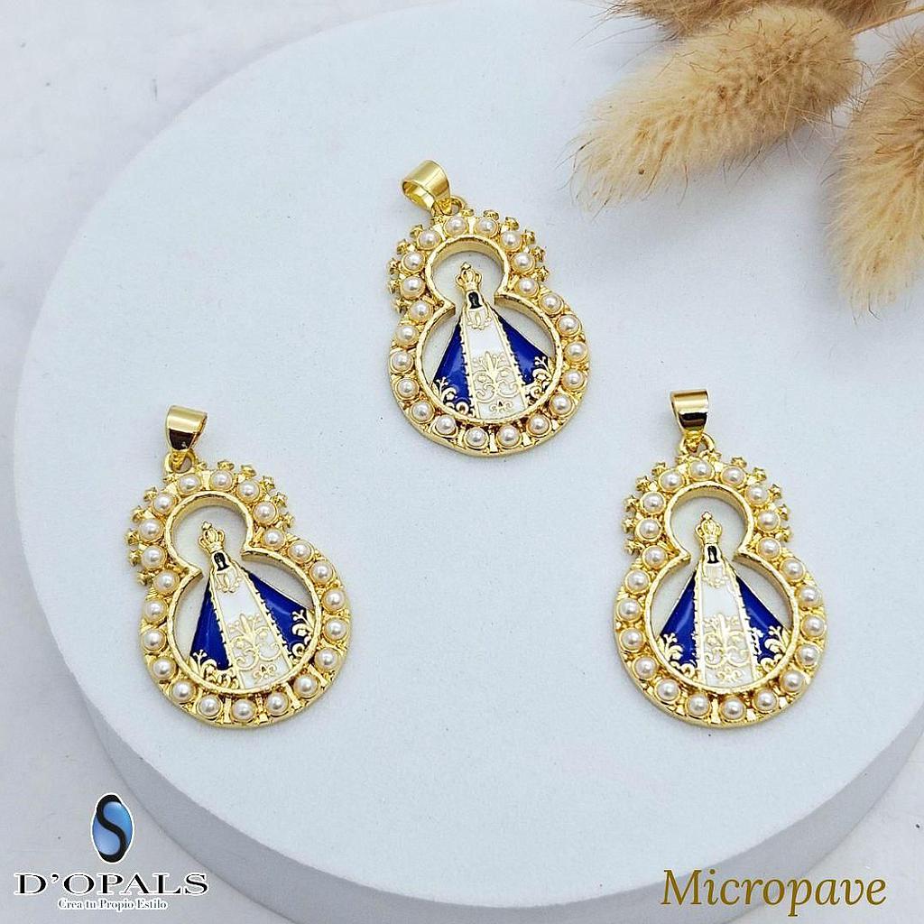 DIJE VIRGEN DE SUYAPA MICROCIRCONIA