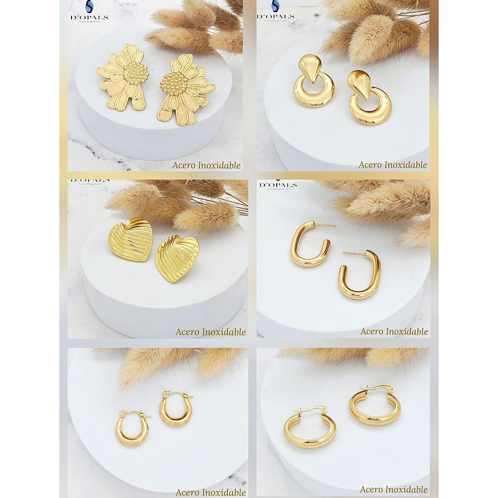 ARETES Y ARGOLLAS DE ACERO INOXIDABLE