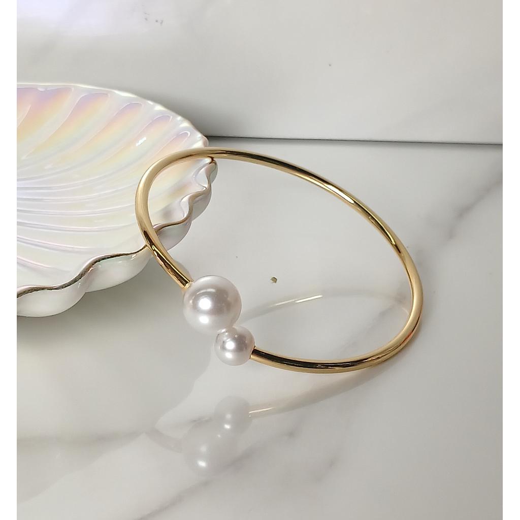 BRAZALETE DE MICROCIRCONIA CON PERLA