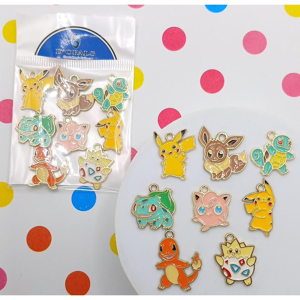 DIJES DE POKEMON ENAMEL 8PCS