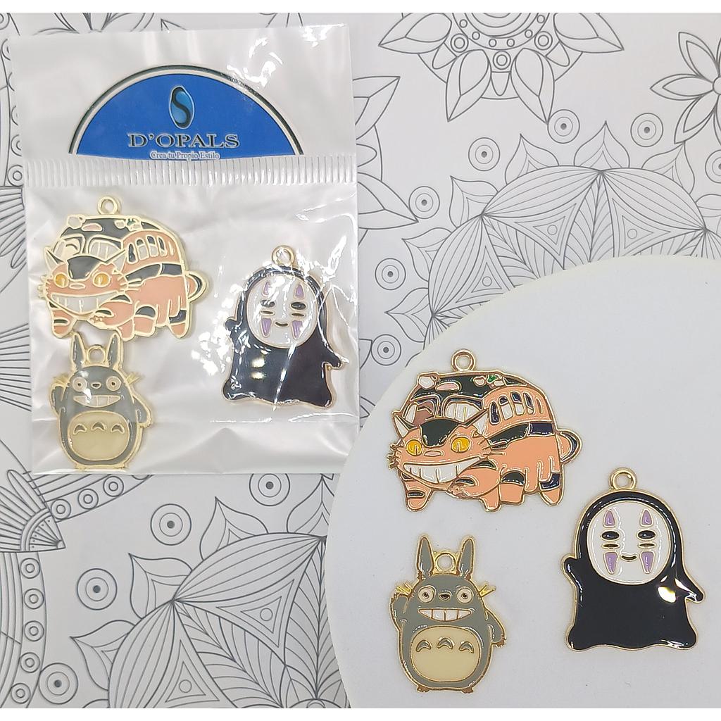 DIJES DE LA PELICULA MI VECINO TOTORO ENAMEL 3PCS