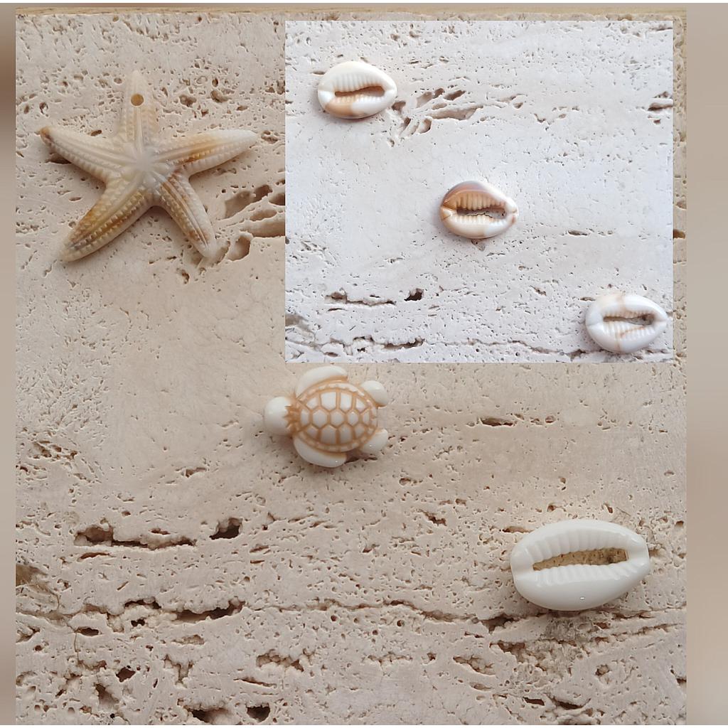 DIJES ACRILICOS DE MAR 6PCS