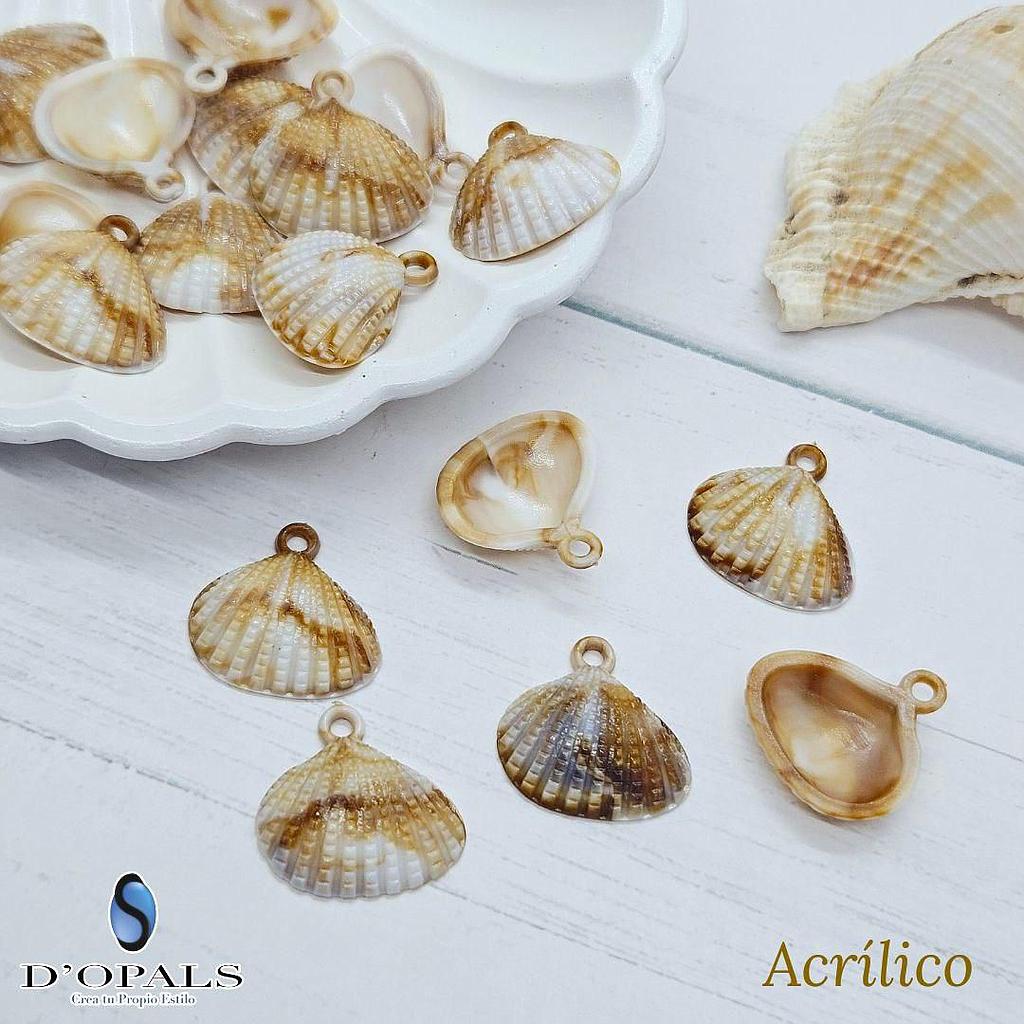 CONCHA ACRILICA DE MAR 50PCS