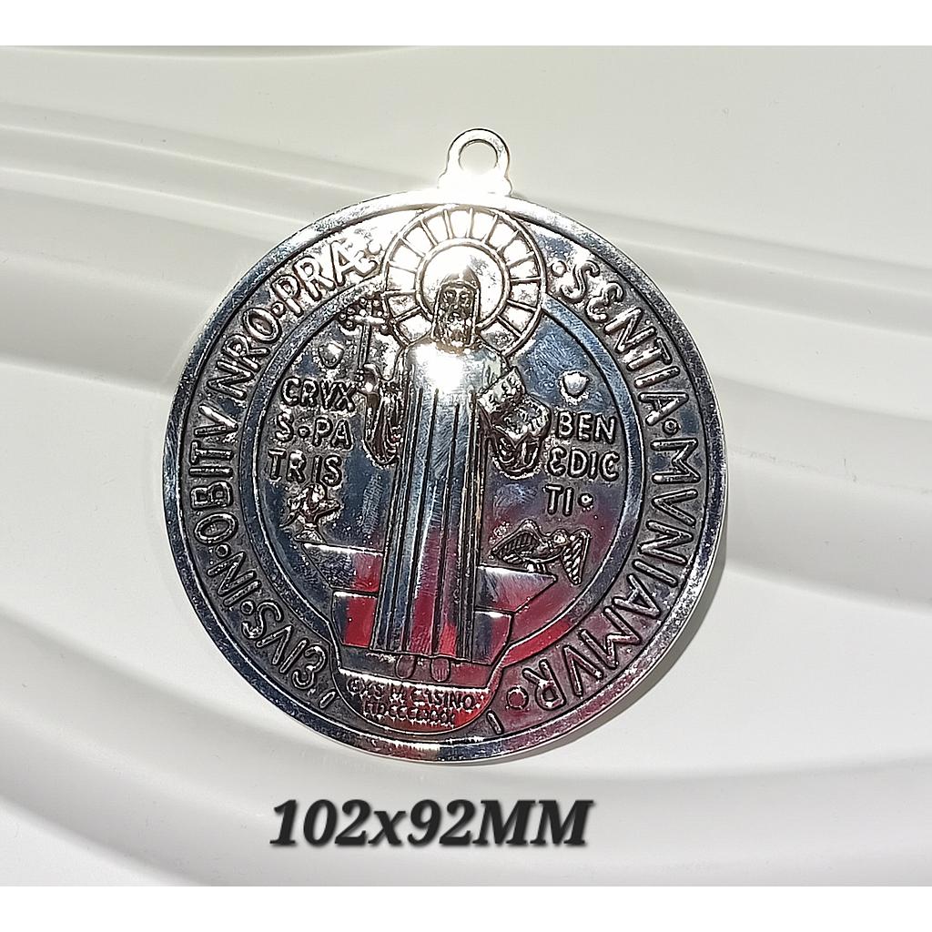 DIJE SAN BENITO PEWTER 102X92MM