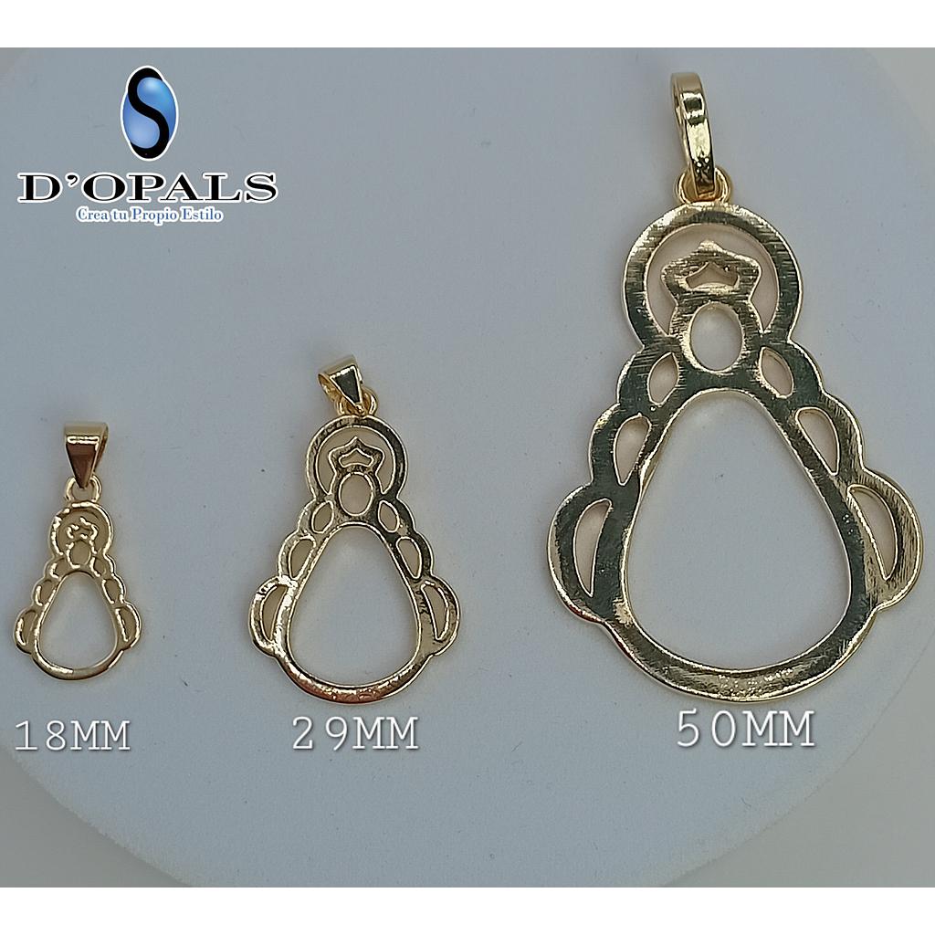 DIJE VIRGEN DE SUYAPA MICROCIRCONIA 18MM