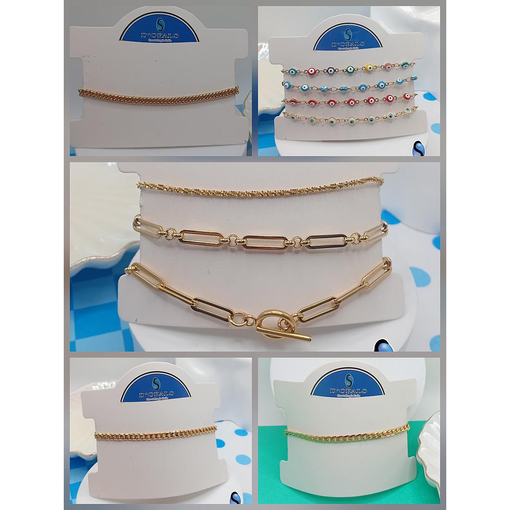 PULSERA TERMINADA DE ACERO INOXIDABLE