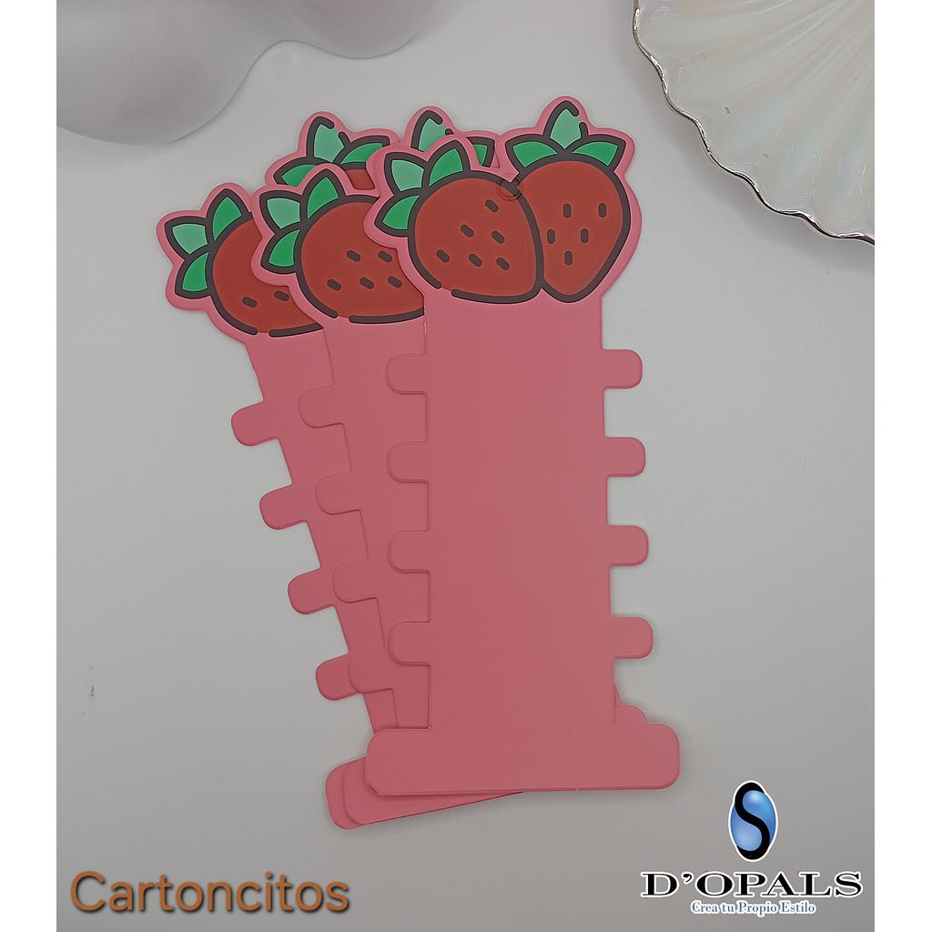 PAQUETE CARTON EXHIBIDOR PARA GANCHO 100PCS